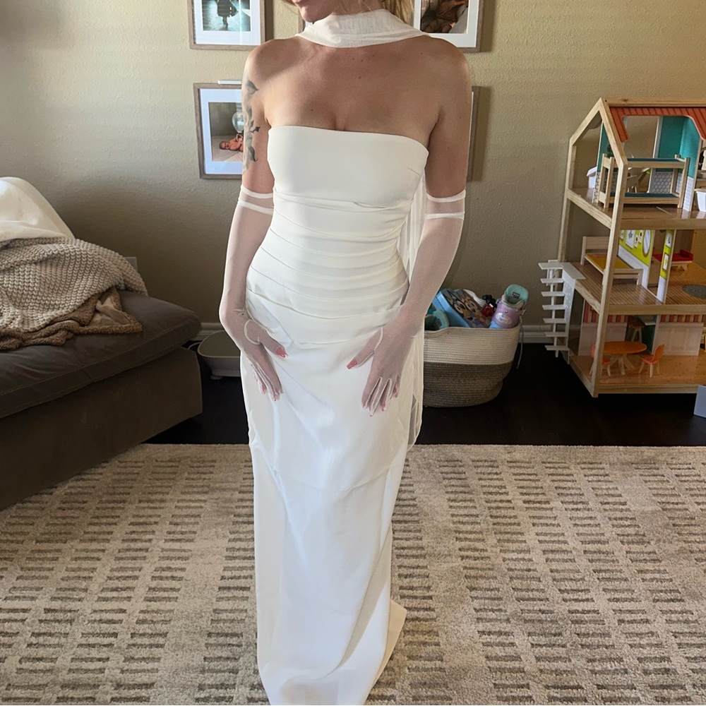 White wedding dress Yulia Maxi Dress